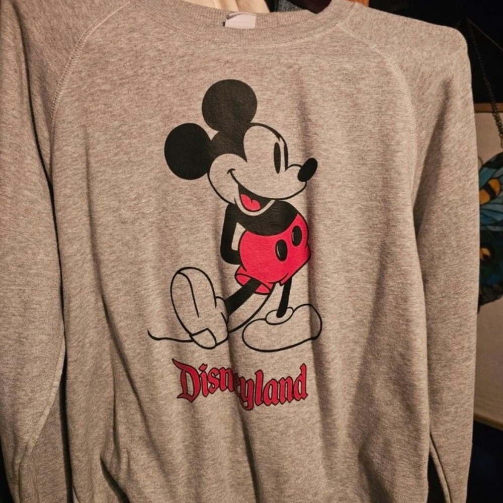 Disney Sweatshirt Collection with Mickey Mouse and Disneyland Logo